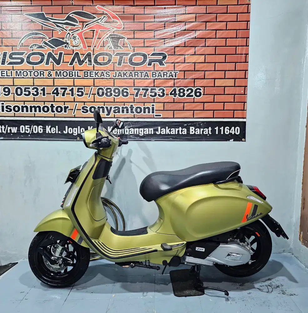 ISTIMEWA ! PIAGGIO NEW VESPA SPRINT S IGET ABS FACELIFT LED 2025 HIJAU