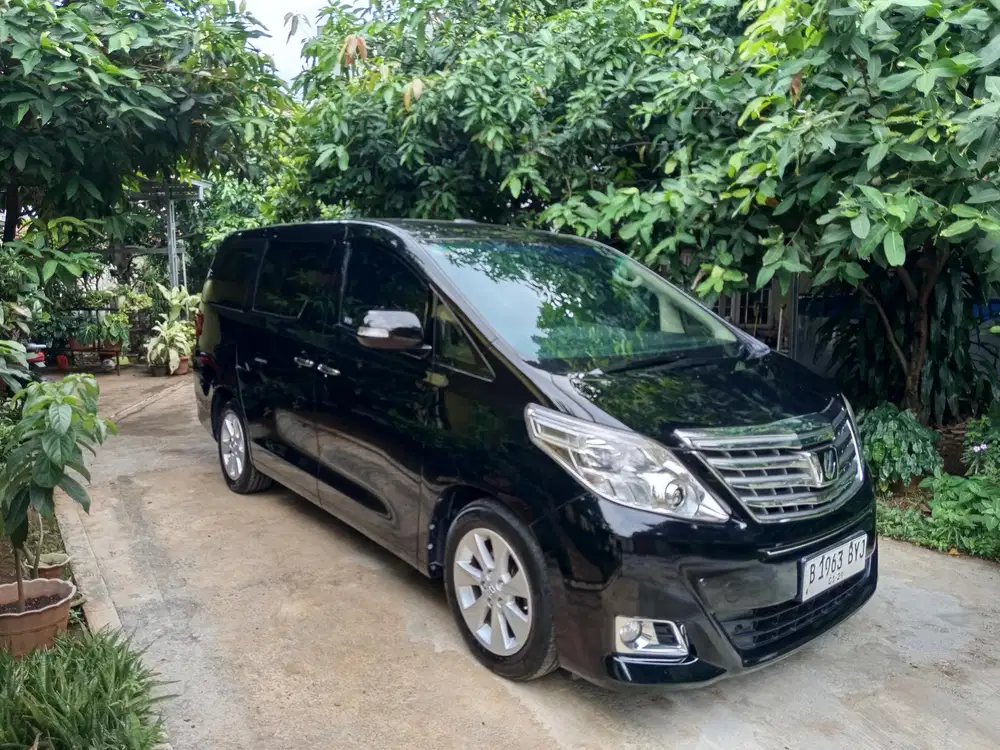 TOYOTA ALPHARD 2.4 TYPE G ATPM A/T 2013-NIK 2013-RP. 192 JT NEGO