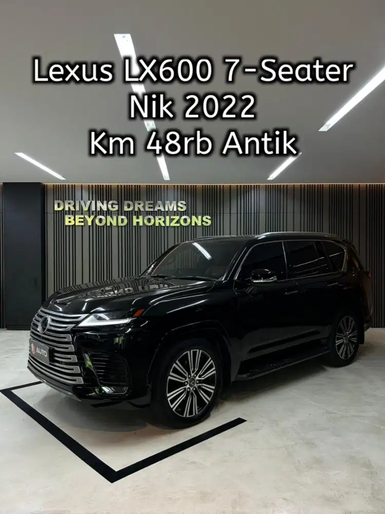 Lexus LX600 AT 7-Seater 2023 Hitam Km48rb Nik 2022 B8500GK