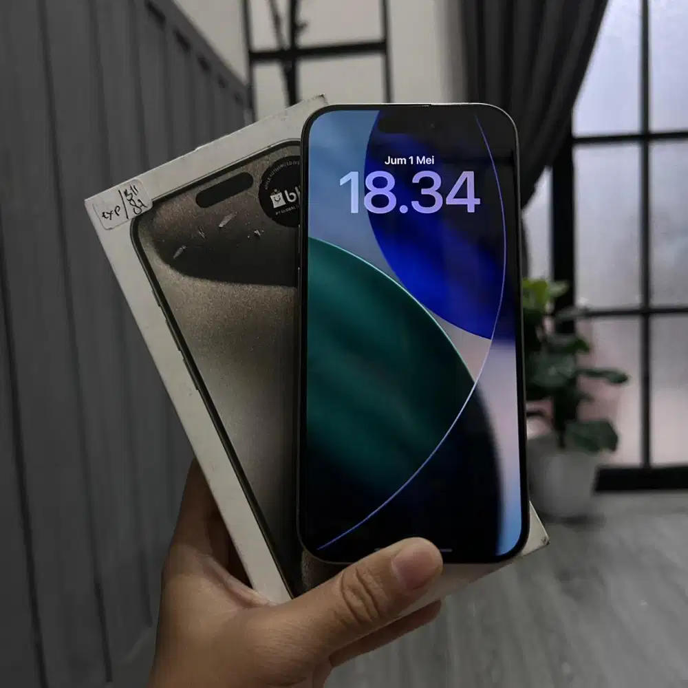 Iphone 15 pro 128gb ibox bh 87% all fungsi normal siap pakai