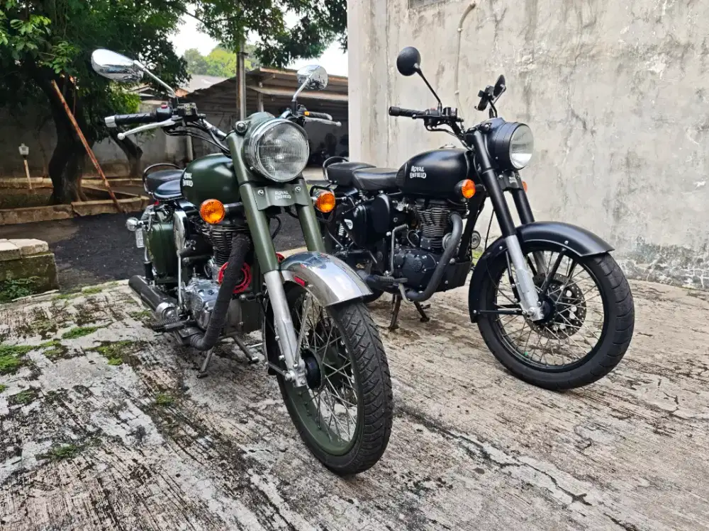 Bs Kredit Dp 35jt/TT Royal Enfield 500 Classic mulus hunter meteor 350