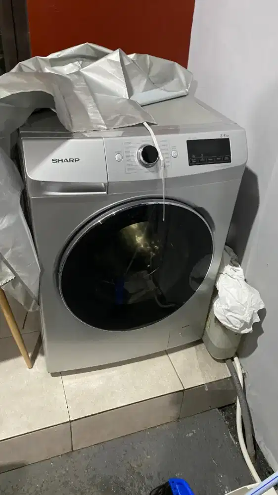 Mesin Cuci Sharp ES-FL1083W 8.5 Kg Front Loading