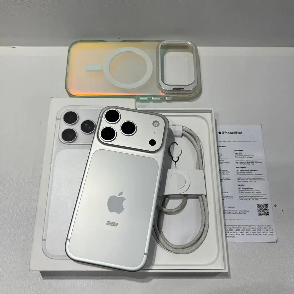 iphone 17 pro 256gb resmi ibox fullset original cc 87 bh 100% mulus