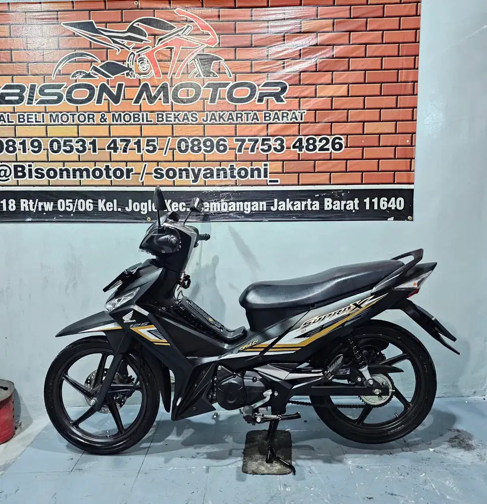 ISTIMEWA ! HONDA NEW SUPRA X 125 FI CW DD THN 2025 / 2024  HITAM DOFF