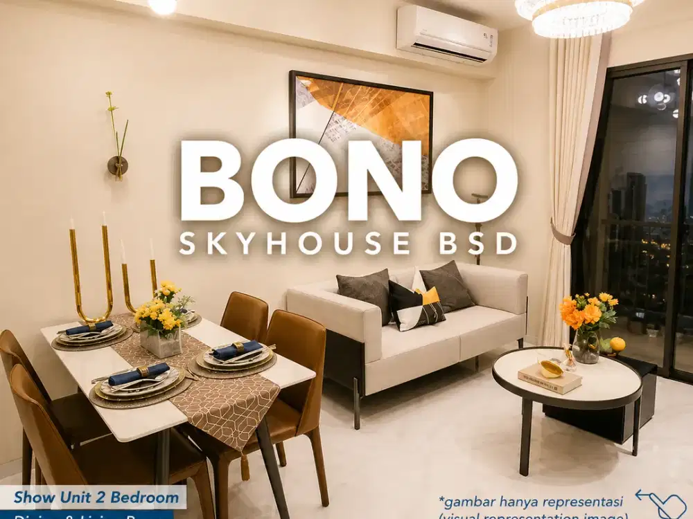APARTEMEN BSD DIJUAL 2 BR AKSES MUDAH KE TOL STRATEGIS SAMPING AEON MALL BSD