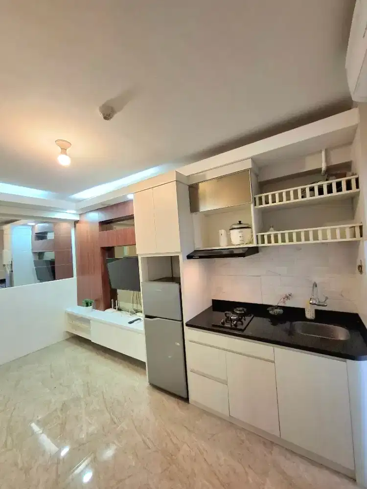 Jual Type 2BR Modif 1BR Full Furnished Lengkap Apt Bassura City
