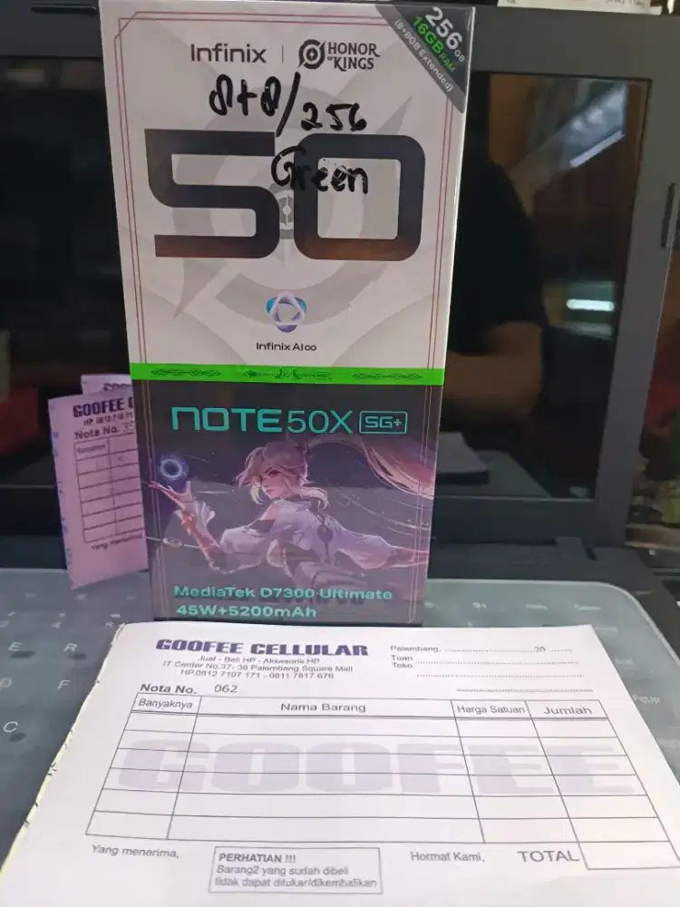 HP Infinix Note 50x 5G 8/256 Resmi