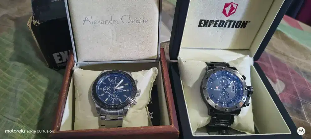 Jam tangan Expedition & Alexandre Christie fullset