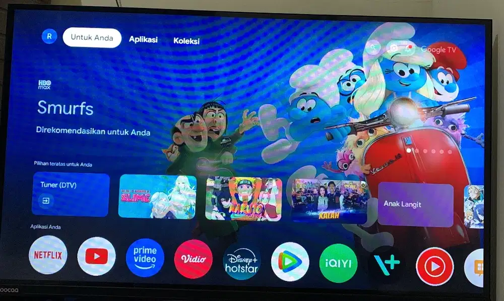 jual tv merk coocaa google tv 32 inch, no minus masing lengkap semua
