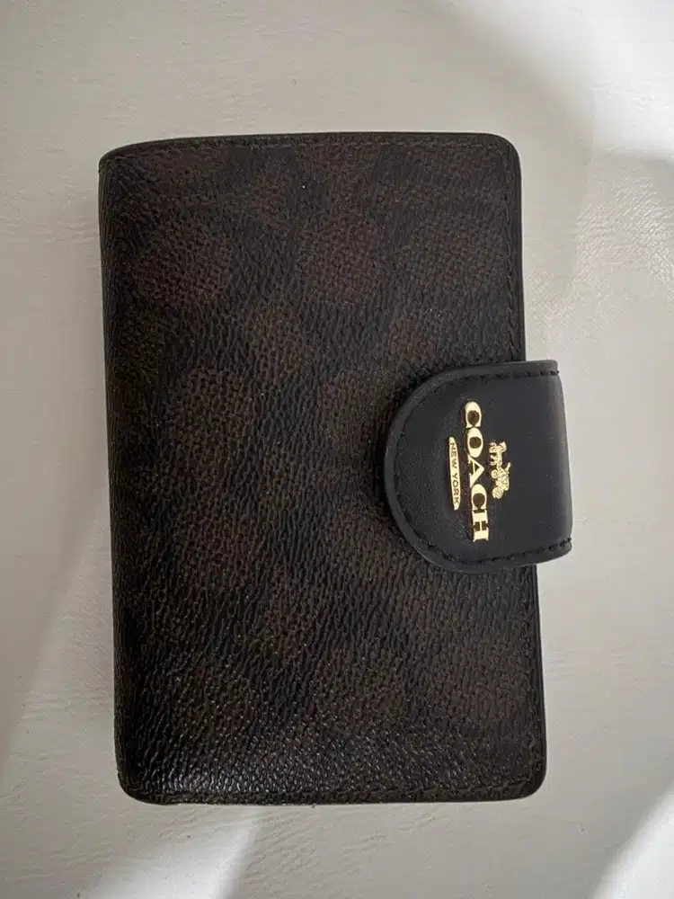 Dompet Coach warna coklat ex bag us store like new no minus