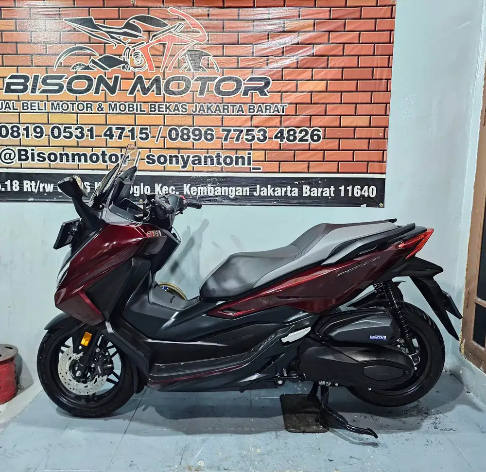ISTIMEWA ! HONDA FORZA 250 ABS ISS KEYLESS POWER VISOR TH 2024 MERAH