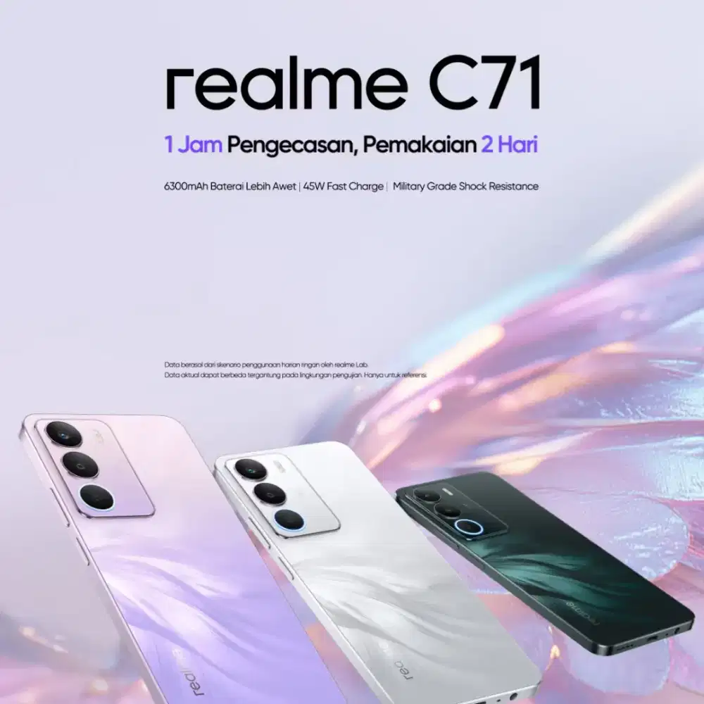 HP masih Segel Realme C71 RAM 8/128