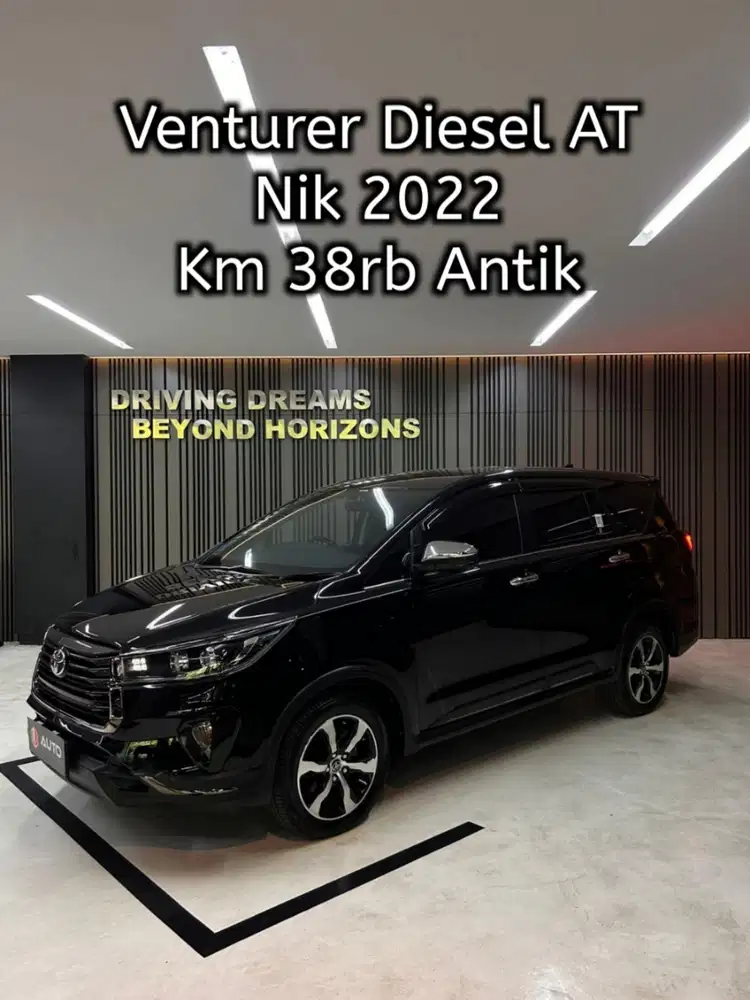 Toyota Innova Venturer 2.4 Diesel AT 2022 Hitam B8666WN Km38rb md 2021