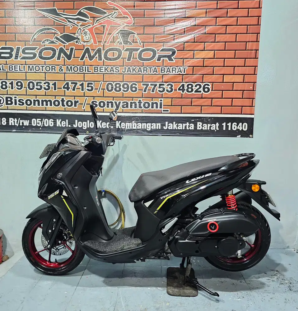 ISTIMEWA ! YAMAHA NEW LEXI LX 155 VVA KUNCI TAHUN 2024 HITAM GLOSSY