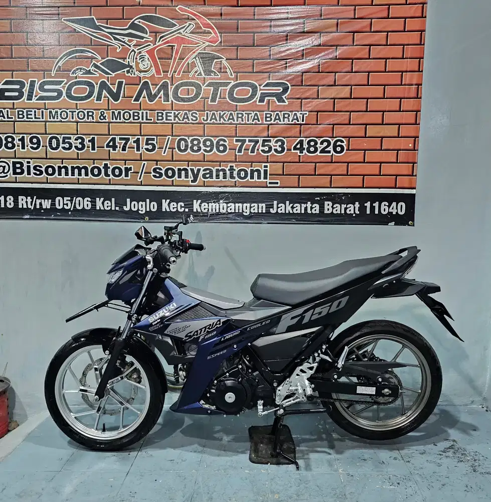 ISTIMEWA KM 4 RIBU ! SUZUKI SATRIA FU FI 150 LED TAHUN 2023 ABU HITAM