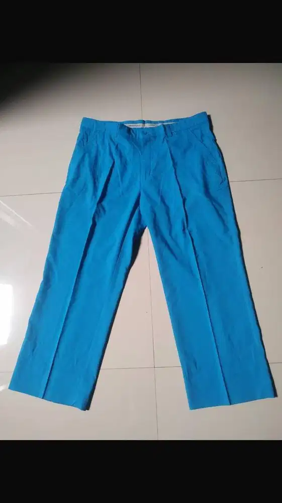 celana nike golf biru