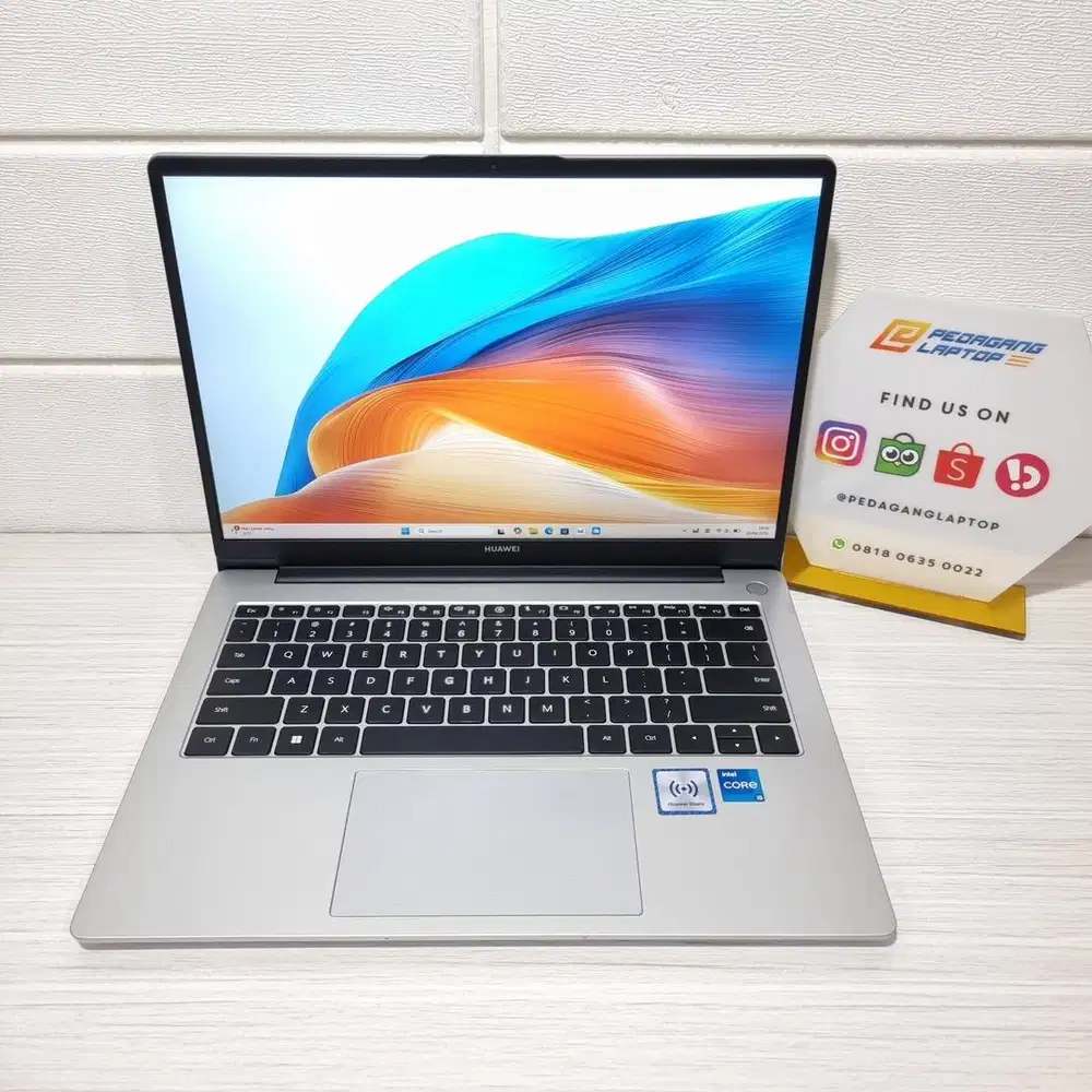 HUAWEI MATEBOOK D14 Core i5-13420H RAM 16GB SSD 512GB FHD IPS Garansi
