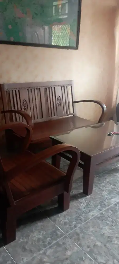 Set kursi dan meja tamu jepara