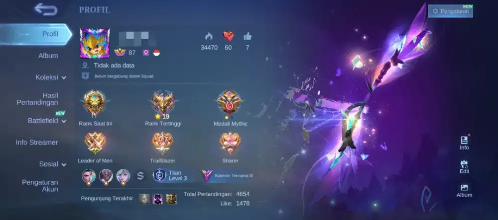 AKUN MOBILE LEGEND MURAH