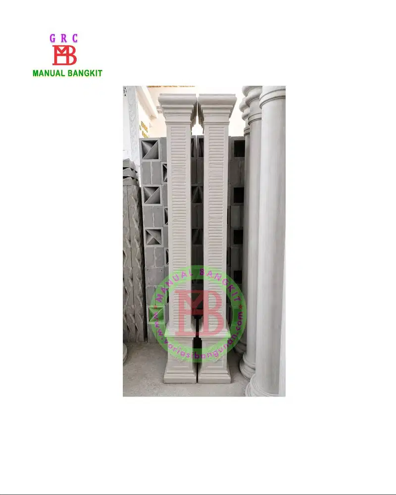 Pilar GRC Garis 18cm