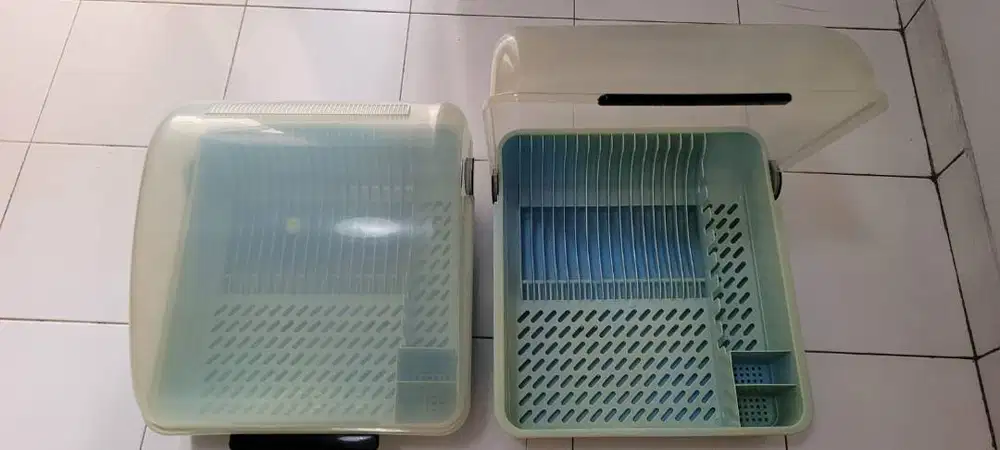 Paket Rak Piring  plastik( 1 Paket dapet 2 )