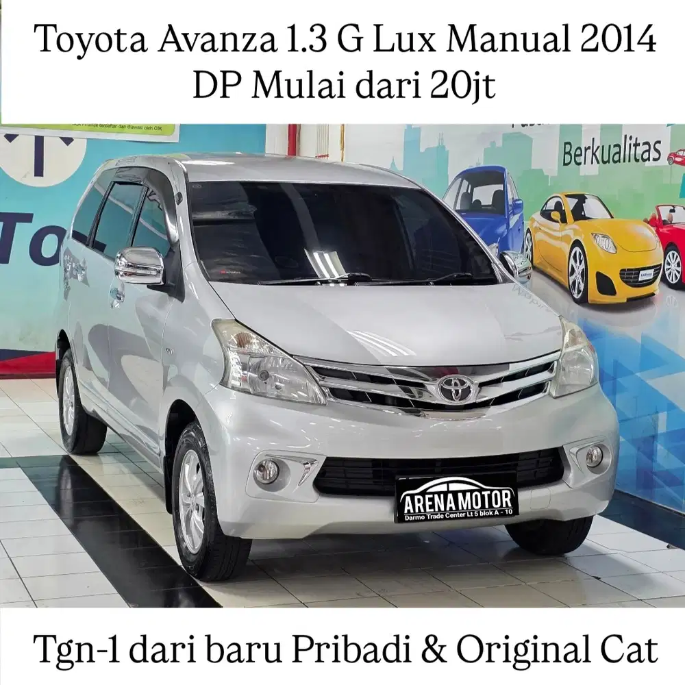 [KM 110rb] Avanza G 2014 Manual Airbag Tgn-1 Record # Toyota 1.3 MT