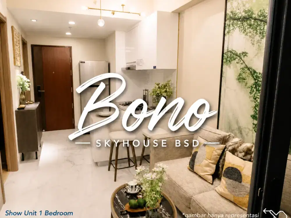 APARTEMEN BSD DIJUAL 2 BR dekat ke tol & transportasi