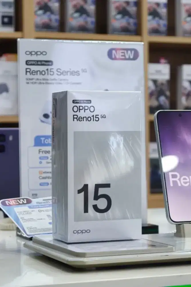 OPPO RENO 15 5G 8/256 BERGARANSI RESMI 1TH