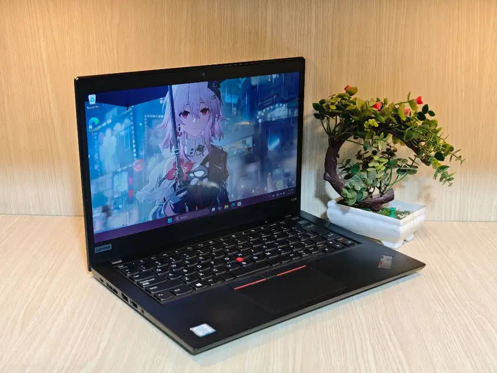 Laptop Desain Editing Body Slim Ringan Lenovo Thinkpad X390 Core I7