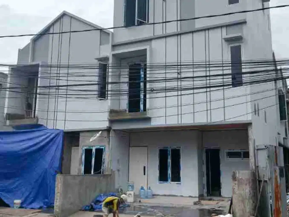 Jual Rumah Baru Cluster Di Jakarta Pusat (Akses 2 Mobil) Murah, 2 lantai Bisa KPR