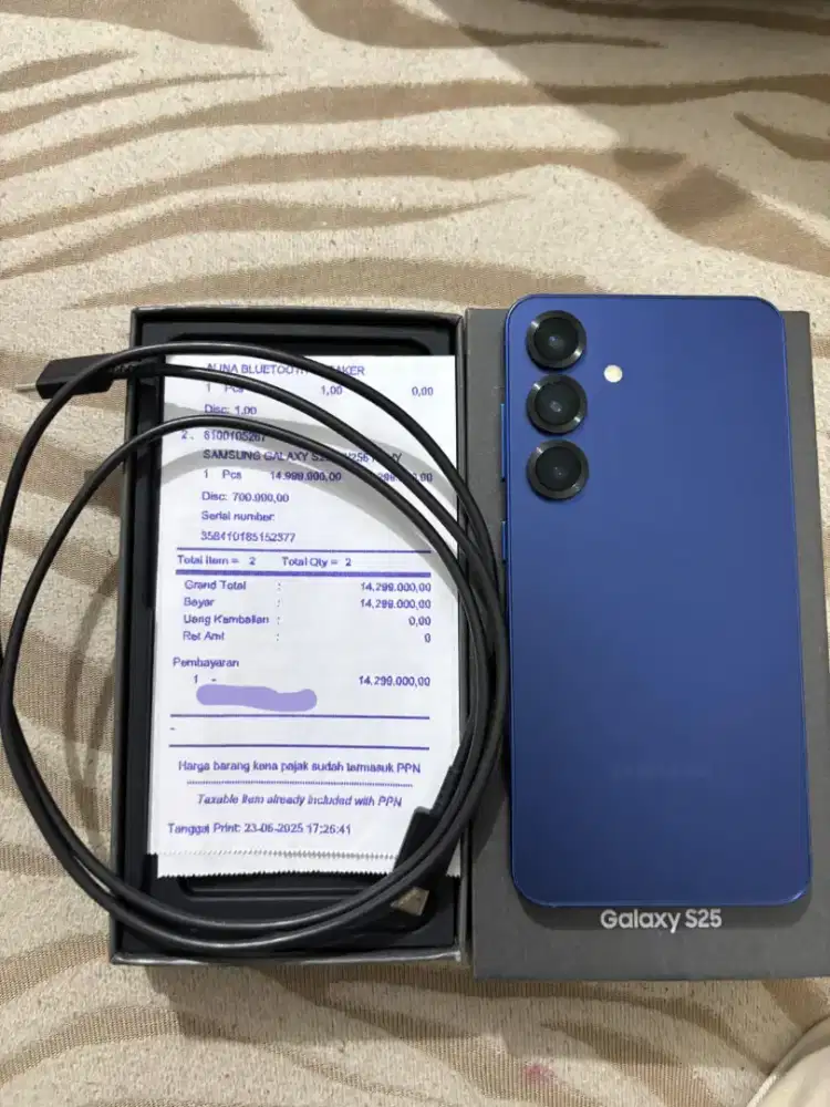 Samsung S25 12/256 GB usia 10 bln