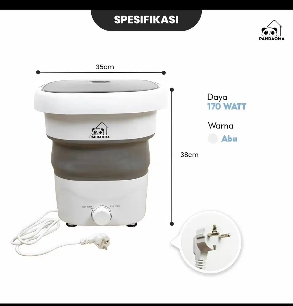 Mesin cuci mini Pandaoma