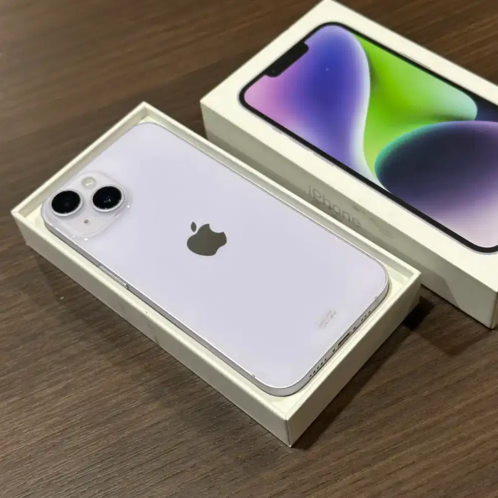 IPhone 14 128GB [Purple] Garansi Resmi iBox.