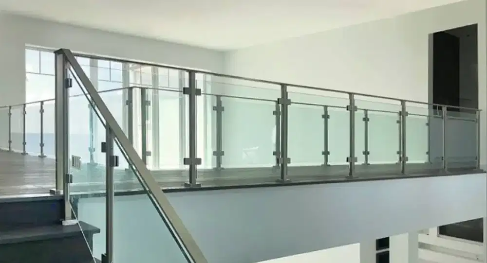 Railing tangga stainless steel @2