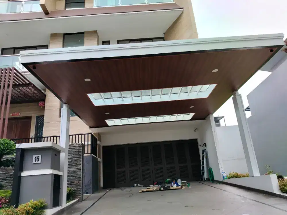 Kanopi+plafon PVC estetik