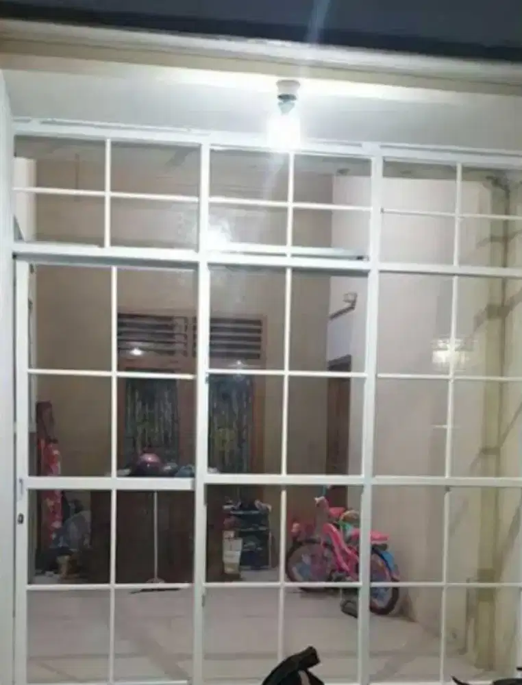 Kusen aluminium pintu kaca @5