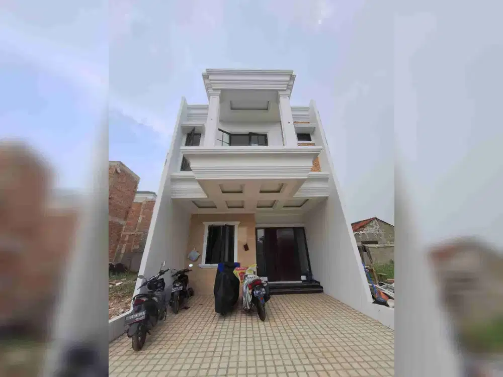 Rumah Mewah dan Megah. Bangunan Full Bata Merah. Nempel Jalan Raya. KPR DP 0% Langsung Akad. Frer Biaya2