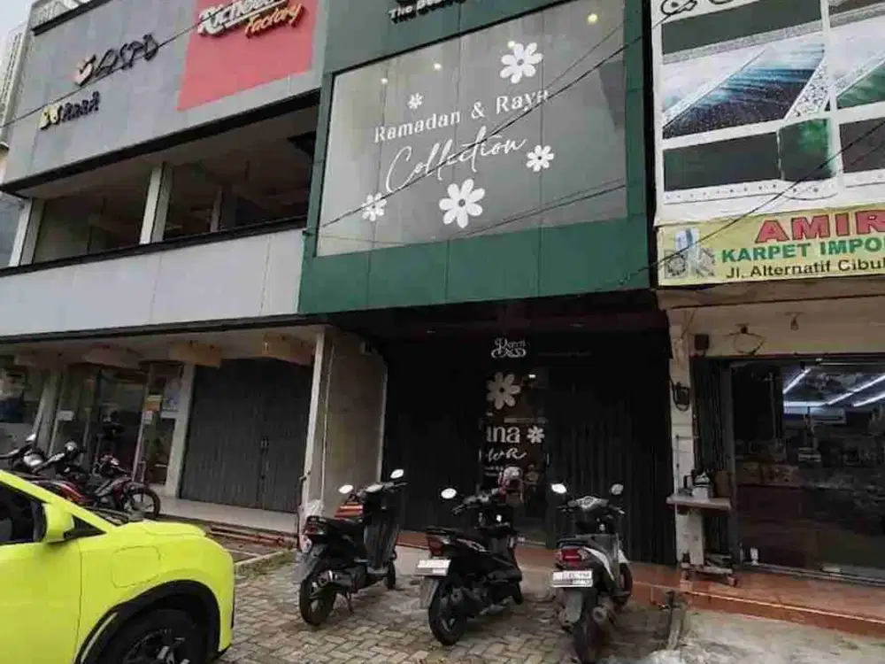 Disewakan Ruko Strategis Pinggir Jalan Raya Dekat Mall Transmart Cibubur Dan Tol Jatikarya