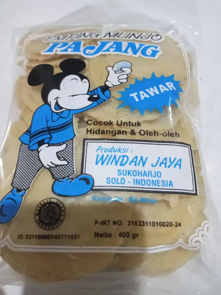 Emping blinjo rasa tawar