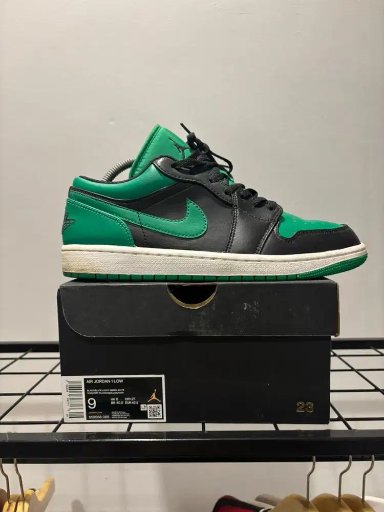 Air Jordan 1 Low Retro White and Green