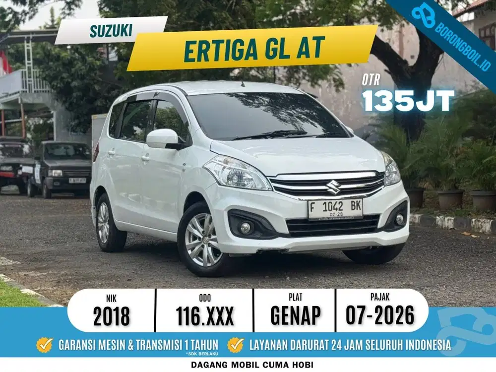 Ertiga gl at 2018 putih
