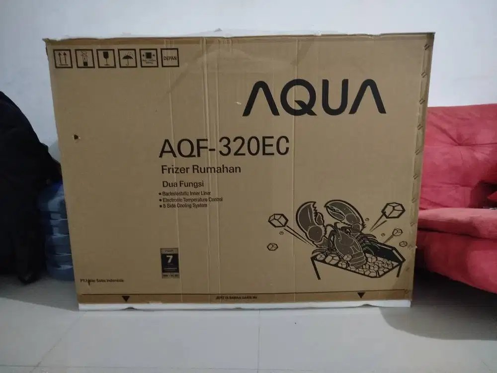 Bismillah jual freezer aqua baru harga lama
