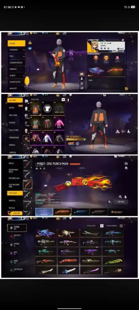 jual akun spek gg
