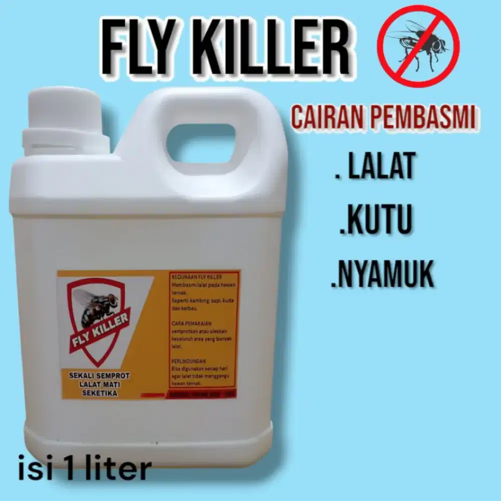 Cairan Pembasmi Lalat, Kutu Dan Nyamuk Untuk Hewan Ternak.