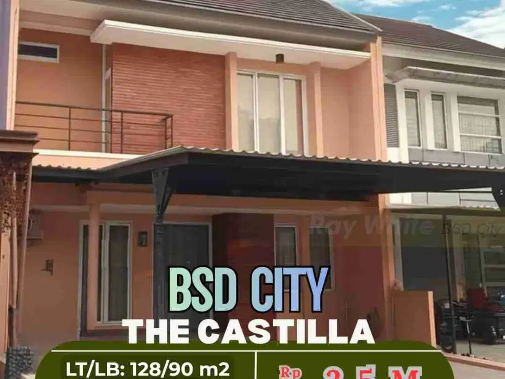 Rumah Bagus 2 Lantai di The Castilla BSD City Dekat Tol