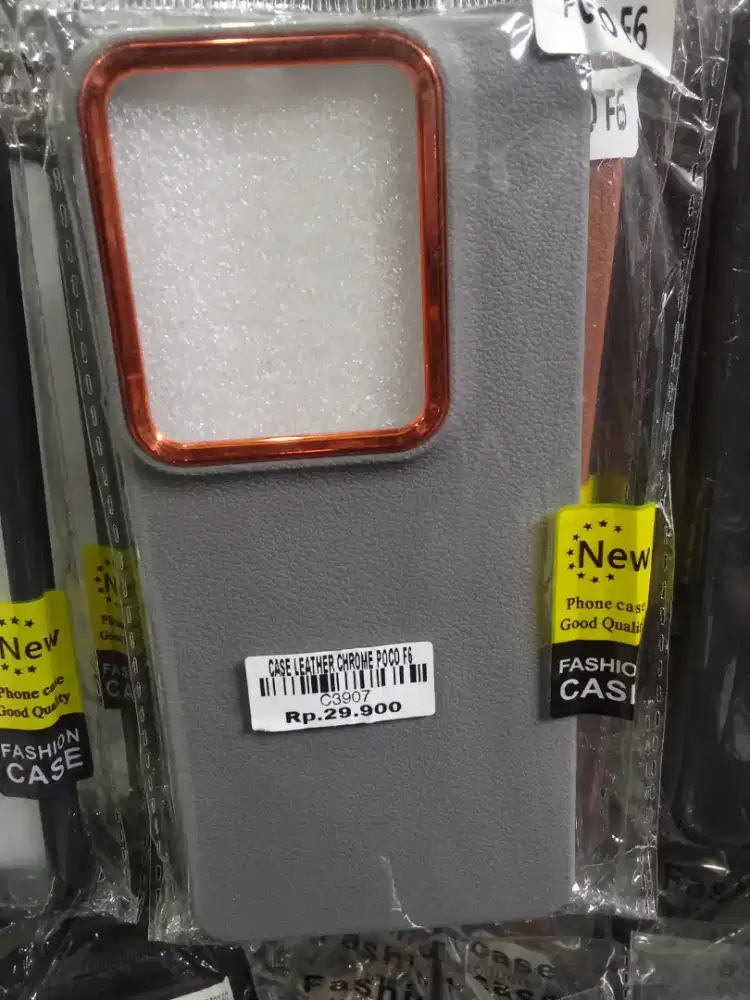 CASE LEATHER CHROME POCO F6