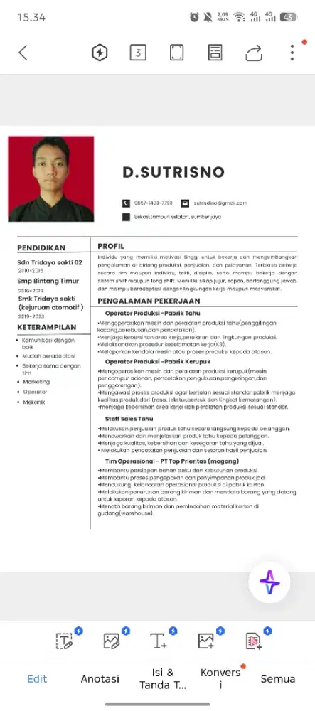 Mencari lowongan kerja