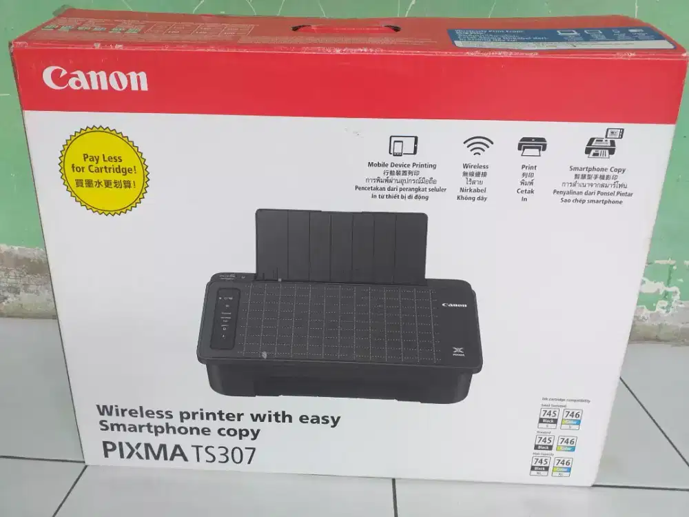 Jual cepat mesin print merk Canon,tipe TS307. Harga 200rb nett.