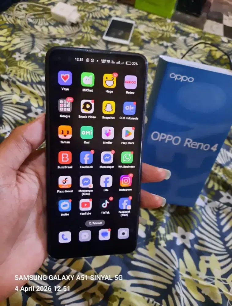 Oppo Reno 4 Ram 8/128Gb