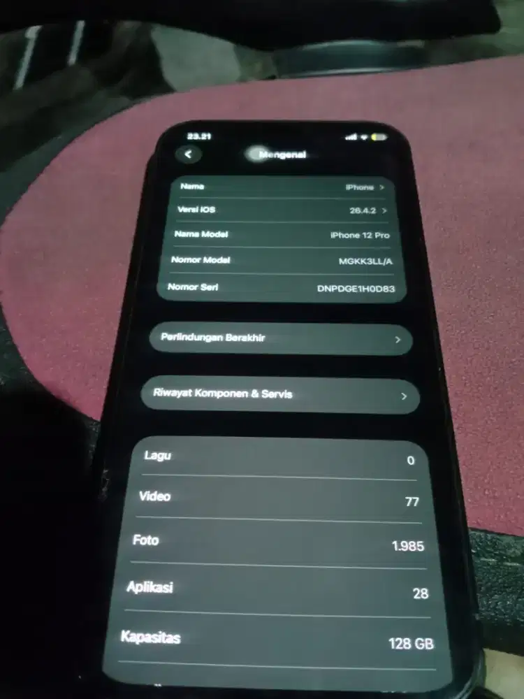 Iphone 12 pro LL/A ( Sudah daftar Beacukai )